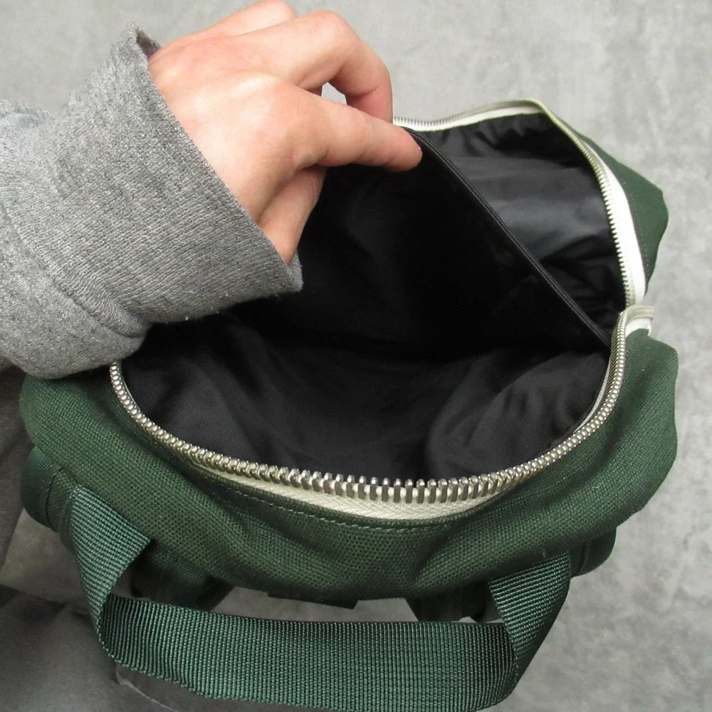 Topo‎ Designs Backpack Unisex One Size Green Light Pack Canvas Laptop LOGO NEW